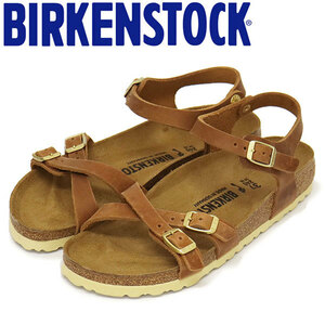 BIRKENSTOCK (ビルケンシュトック) 1021489 KUMBA クンバ オイルドレザーサンダル COGNAC ナロー幅 BI262 39-約25.0cm