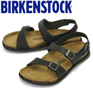BIRKENSTOCK ( Birkenstock ) 1022340 SONORA CTso Nora oil do leather sandals BLACK regular width BI279 43- approximately 28.0cm