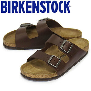 BIRKENSTOCK (ビルケンシュトック) 1023117 ARIZONA GRIP アリゾナグリップ レザーサンダル VT.WD.ROAST レギュラー幅 BI241 39-約25.0cm