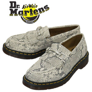 Dr.Martens (ドクターマーチン) 30616296 ADRIAN SNAFFLE エイドリアン スナッフル ローファー パイソン柄 スエードレザーシューズ SAND/BL