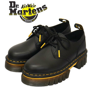 Dr.Martens (ドクターマーチン) WMS 30663001 AUDRICK 3ホール レディース レザーシューズ BLACK UK5-約24.0cm