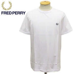 FRED PERRY (フレッドペリー) M3519 RINGER T-SHIRT リンガー Tシャツ FP326 100WHITE L