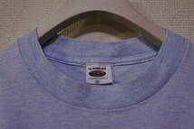 90's Quicksilver Vintage Tee size M USA製 クイックシルバー オールドサーフ Tシャツ 杢ブルー_画像3
