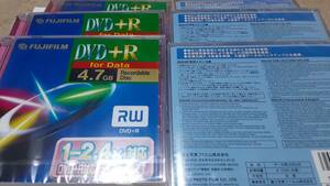 FUJIFILM DVD+R 6 sheets case attaching 4.7G data 