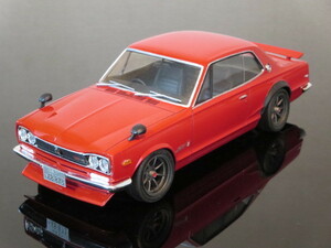 [ быстрое решение ] Skyline GT-R KPGC10 (1/24 шкала ) красный 