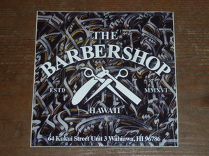 THE BARBER SHOP ハワイ 現地入手 ステッカー 床屋 理髪店 女体盛り NAKEDSUSHI in4mation hilife udown 808allday illest kccn usdm hdm