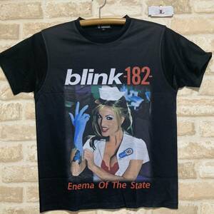 ブリンク-182 Tシャツ　Lサイズ　blink-182 女性　ロックバンド