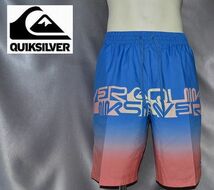 新品 2XL クイックシルバー 正規品 ボードショーツ サーフパンツ ドローコード ポケット 水着 QUIKSILVER ブランドマーク_画像1