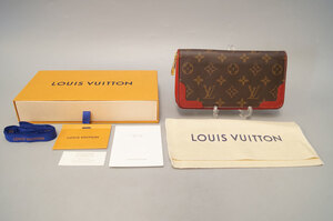 yj31-LOUIS VUITTON ルイヴィトン 長財布 M61854 ジッピー・ウォレット レティーロ モノグラム キャンパス カーフレザー 保存袋 箱付