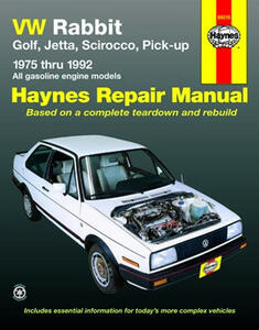 VW( Volkswagen ) Golf cabriolet 1975-1992 year English version maintenance manual 