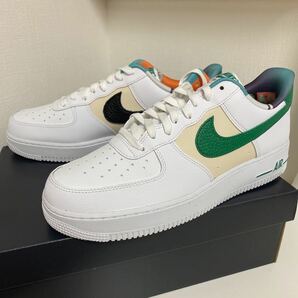 【未使用】28.5cm NIKE AIR FORCE 1 '07 LV8 EMB ホワイトメンズ ナイキ エア フォース ワン 白 DM0109-100 AF1の画像1