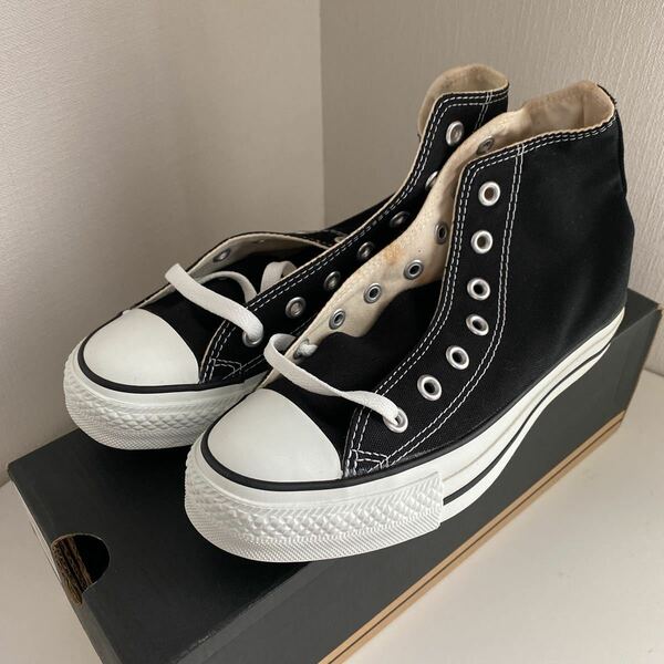 【未使用】24.5cm コンバース オールスター ハイ CONVERSE ALLSTAR HI ブラック