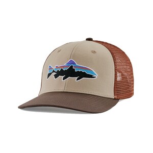 パタゴニア　Patagonia Fitz Roy Trout Trucker Hat OAR TAN 39288 OS フィッツ　ロイ　トラウト　トラッカー　ハット