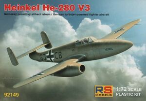 ○RS MODEL アールエスモデル／ ハインケル He280 V-3 1941 (1/72)