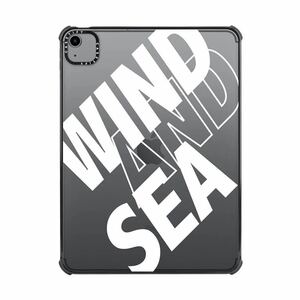 【新品タグ付き】21AW 22 新品 WIND AND SEA ウィンダンシー CASETIFY IPAD AIR ULTRA IMPACT CLEAR BLACK BUMPER アイパッド ケース
