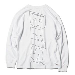 【レターパックプラス対応】 FCRB f.c real bristol エフシーレアルブリストル SOPHNET L/S REFLECTIVE BIG LOGO TEE Tシャツ XLサイズ