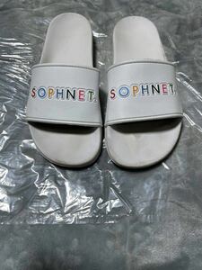 【即決早い者勝ち】 SOPHNET ソフネット LOGO SANDAL サンダル 靴 くつ WHITE 27cm ホワイト 白色