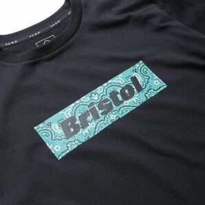 【新品未使用】 23SS FCRB f.c real bristol エフシーレアルブリストル SOPH ソフネット BOX LOGO TEE Tシャツ カットソー 半袖 BLACK Mの画像2