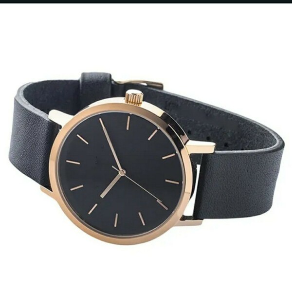 新品　腕時計　シンプルイズベスト　ビジネス　BLACK&GOLD 2