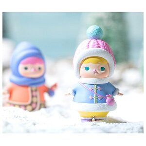 フィギュア　Beanie Baby　POPMART PUCKY ウィンターベイビーズ シリーズ　ポップマート　マスコット　人形　冬　雪