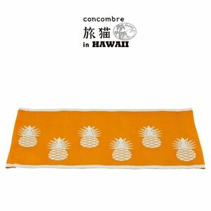 コンコンブル　レジャーシート　パイナップル　旅猫 in HAWAII　デコレ　DECOLE　concombre　ミニチュア　マスコット　敷物　ハワイ