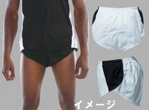 1199円 新品 メンズ ランニング パンツ ブラックxW サイズ140 子供 大人 男性 女性 wundou ウンドウ 5580 陸上_画像2