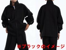 4999円 新品 レディース メンズ ジャージ 上着 長袖 サックス サイズ150 子供 大人 男性 女性 wundou ウンドウ 2000_画像3