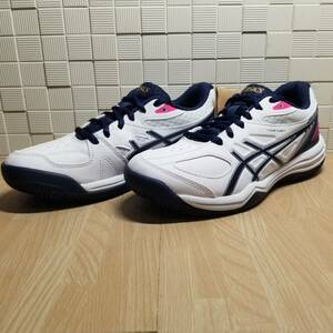 送料無料・新品未使用！！アシックス ASICS テニスシューズ オムニクレー / COURT SLIDE 2 CLAY/OC / 白 ホワイト 22.5ｃｍ