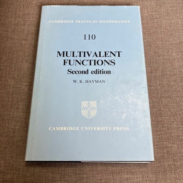 MULTIVALENT FUNCTIONS Second edition