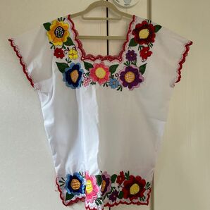 トップス　メキシコ　ユカタン　民族衣装