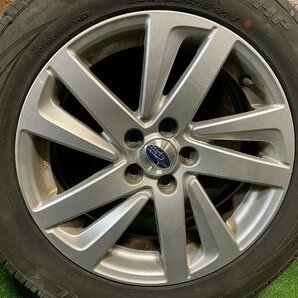 SUBARU インプレッサ 純正 16インチ 6.5J +48 PCD100 5H 205/55R16 ATR RADIAL PLATINUM HP 2021年製 バリ山 夏タイヤホイール 4本セットの画像2