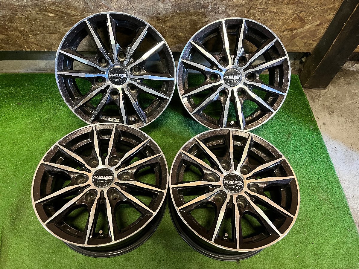 日本限定 HI-BLOCK TYPE-MAX 15インチ×6J+33 PCD139.7/6 タイヤ