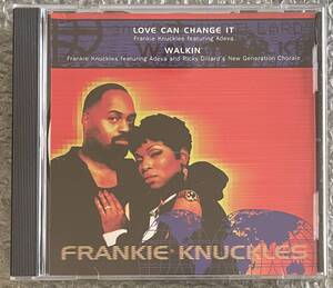 62h Frankie Knuckles Featuring Adeva Love Can Change It / Walkin' 90s Classic Vocal House Deep House Garage House CDS 中古品