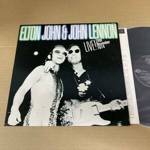 ★ エルトン・ジョン＆ジョン・レノン / ライヴ！★ELTON JOHN & JOHN LENNON / LIVE ! ★国内盤★