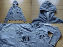 【NEIGHBORHOOD】ダメージ加工 フルジップ スウェットパーカー SIZE:W/SMALL (ネイバーフッド)_画像5