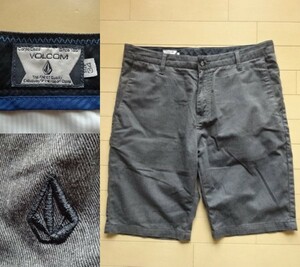 【VOLCOM】ショートパンツ グレー SIZE:34 (ボルコム,ショーツ,スケート)