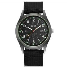 新品 未使用 メンズ 腕時計 アナログ カレンダー カジュアル 黒　ブラック　時計　アクセサリー　時計_画像1