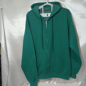  Zip Parker zcl-f30! America used fruit ob The room lady's US-L size ( Japan size XL corresponding ) green 