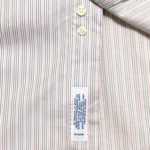 【used】BROOKS BROTHERS ブルックスブラザーズ ストライプ シャツ アメリカ製 Made in USA サイズ15-31 SLIM FIT 長袖シャツ 希少_画像6