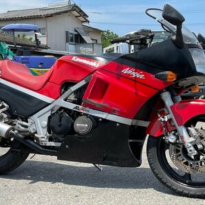 GPZ400R 売り切り！１円スタート！書類無！ZX400D！ノーマル！キャブ車！Ｎinja！クランキング確認済！レストアベース！全国配送！福岡佐賀の画像1