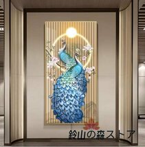 リビングルーム装飾画 玄関装飾画 現代 ソファの背景装飾画◆40*80cm_画像1
