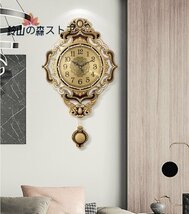 美品 豪華 アンティーク時計 掛け時計 金属製 ヨーロッパ アメリカ 宮廷スタイル　復古　柱時計_画像1