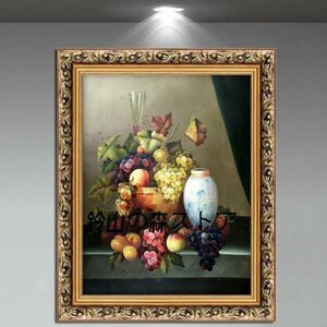 Art hand Auction Oil painting, still life, hallway wall painting, reception room hanging painting, entrance decoration, decorative painting, Artwork, Painting, others