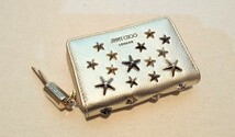 ［新品 ］JIMMY CHOO ジミーチュウ ★ ★ コインケース カードケース★ レザー ★ ゴールド_画像1