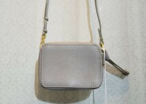 ［新品 クロエ CHLOE ] ★ミニショルダーバッグ ポシェット ★ レザー ★ グレージュ_画像3