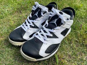 NIKE GOLF AIR JORDAN 6 RETRO OREO ナイキゴルフ エア・ジョーダン6 オレオ ゴルシューズ 28