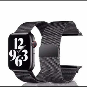 Apple Watch金属バンド　ミラネーゼバンドアップルウオッチバンド　ステンレス　磁石42/44/45/49mm