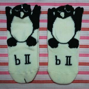 Last Bebe 8/10 made in Japan penguin large liking socks 2 pair collection 
