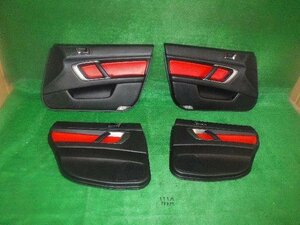 ○Subaru Legacy BP5 Genuine ドア トリム 内張り Interior 赤レザーset品 中古★large size・個person宅配送不可 法person様宛・営業所留め発送Product★