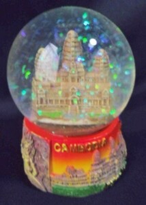  Cambodia snow dome Anne call watt / World Heritage abroad snow glove earth production souvenir 